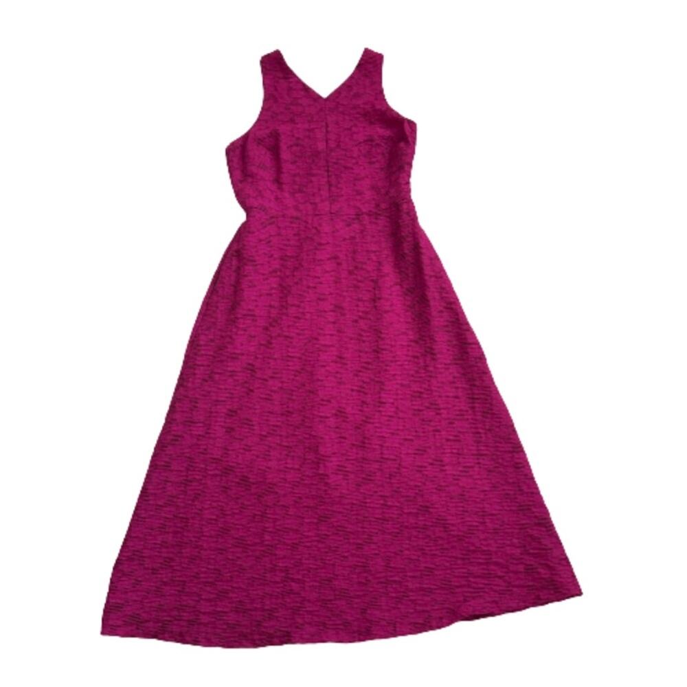 Banana Republic Dress Magenta Pink Floral Lace Sleeveless Midi Size 4 NEW - Picture 12 of 12